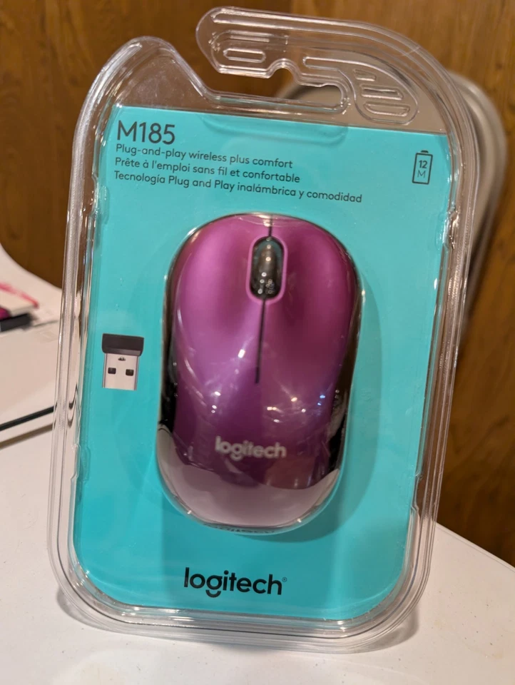 Logitech Marathon M705 Wireless Laser Mouse - Black (910-006033) - Image 1 of 1