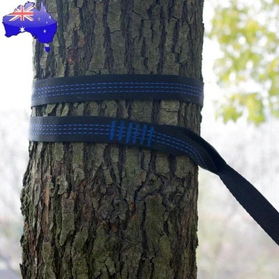 2Pcs Hammock Straps with 5 Loops Hammock Tree Straps Hammock Accessories (Blue) - Image 1 of 4