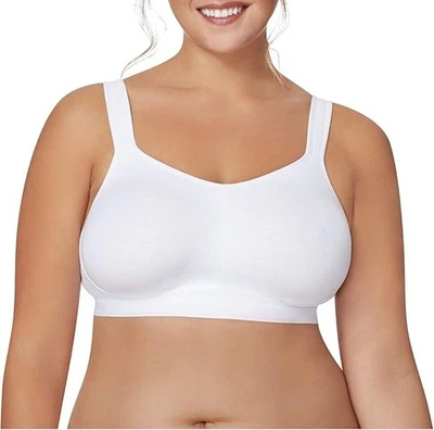 JUST MY SIZE womens Active Lifestyle Wirefree Bra Mj1220