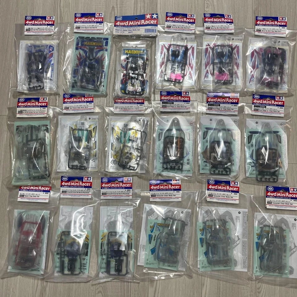 Until tomorrow Mini 4WD clear body 18 sets Shipping included - Image 1 of 4
