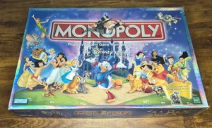 Monopoly Disney Edition Board Game Vintage Parker Brothers 2001 100% Complete - Picture 1 of 16