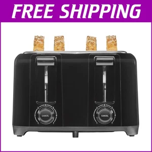 Smart & Safe 4 Slice Toaster: 7 Shade Control, Cancel Function & Toast Boost - Picture 1 of 12