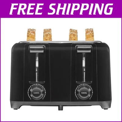 Smart & Safe 4 Slice Toaster: 7 Shade Control, Cancel Function & Toast Boost - Image 1 of 4