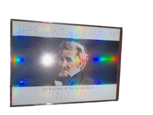 2004 Topps Chrome Presidential Pastime #PP7 Andrew Jackson Refractor Parallel - Picture 1 of 2