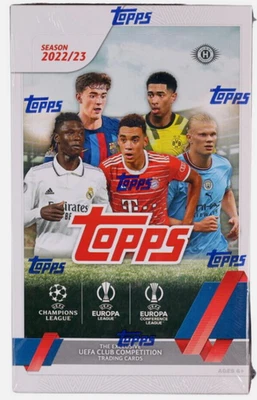 2022-23 Topps UEFA Club Competitions Champions Soccer Factory Sealed Hobby Box - Image 1 of 4