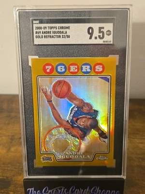 2008-09 Topps Chrome - Andre Iguodala #69 Gold Refractor /50 - Image 1 of 4