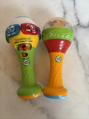 Leap Frog Learn Groove Shakin Maracas 彩色电子计数 ~ 学习 — 第 1/4 张图片