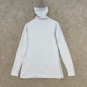 Lululemon Womens Top Size US 12 AU 16 Grey Wool Blend Thermal Long Sleeve 37931 - Picture 1 of 12