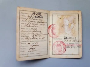 R.S.I. Personal Identity Certificate Italian Social Republic - Picture 1 of 2
