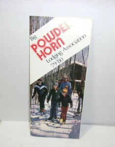 Big Powder Horn Mountain Ski Resort Booklet brochure vintage skiing Lodge - Picture 1 of 2