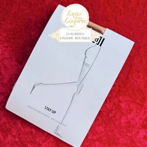 NEON STAYUP by Wolford M Medium gobi skin Halterlose Strümpfe Glanz Rare Glitzer - Bild 1 von 9