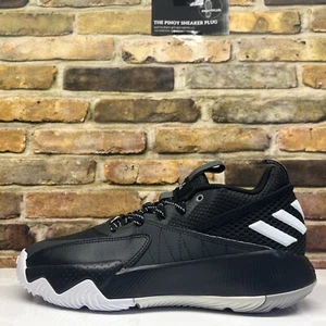 Men's 10.5 - Adidas Dame Certified Basketball Shoes Lifestyle Black White GY2439 - Picture 1 of 12