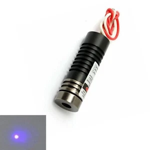Fokussierbares 405nm 100mW 3-5V 14,5*45 violett/blau DOT Laserdiodenmodul mit Antrieb in - Bild 1 von 12
