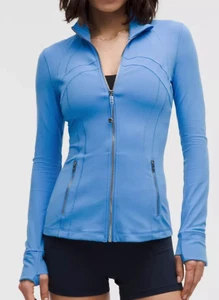 Lululemon Define Jacke Nulu ~ Pool Party/Spiegel Silber ~ 0-2-4-6-8-10-12-14 ~ Neu mit Etikett - Bild 1 von 5