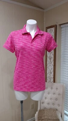 Camisa Polo Prince Rosa Active Wear Para Mujer Talla L Elástica Informal Manga Corta Foto 1 de 4