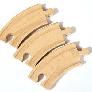 BRIO Wooden Train Short Curved Pieces LOT OF 3 - Picture 1 of 1