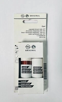 (787,50€/1L) Original Opel Lackstift Cupcake Brown met. 41T Pinsel 95599735 - Bild 1 von 4