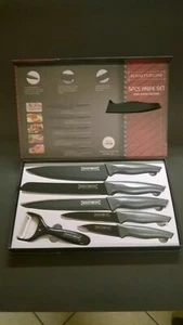 Set 5 coltelli da cucina ROYALTY LINE non-Stick Coating - Foto 1 di 2