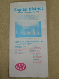 Mapa AAA Capitol District - Albany, Schenectady, Troy Triple A - Imagen 1 de 4
