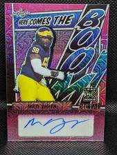 2023 Leaf Metal Draft Football Autos! All Numbered. You Pick!