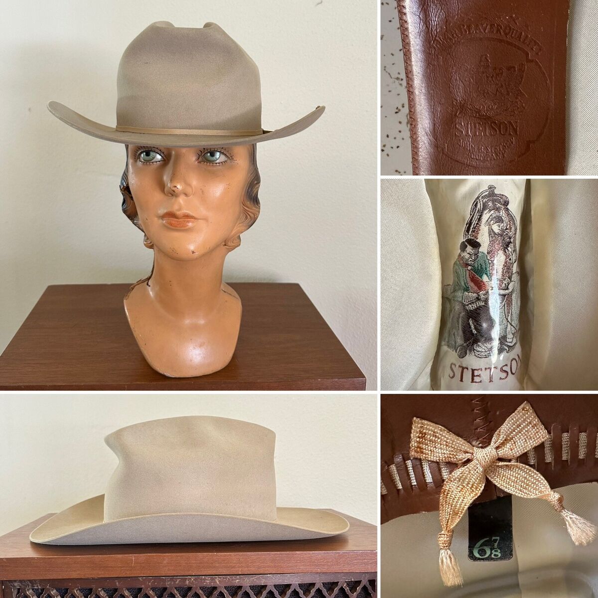 レア色! 60's 70's STETSON 58CM 4X OPEN ROAD オープンロード レア色! 60's 70's STETSON 58CM 4X OPEN ROAD オープンロード
