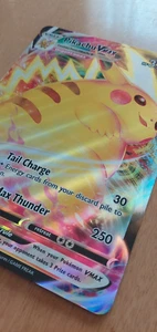 JUMBO Pokemon Foil Pikachu VMAX SWSH286 Promo Card - Picture 1 of 3