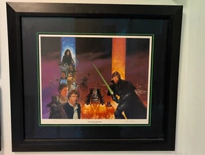 Star Wars Dark Empire Print Dave Dorman Signed LE 682/1500 Framed Art - Picture 1 of 4