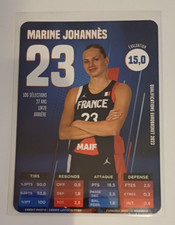 Card card card card SLAM DECK Marine Johannès Team France basketball