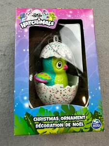 Hatchimals Teal and Green w/Speckled White Egg Christmas Ornament NEW IN BOX - Picture 1 of 6