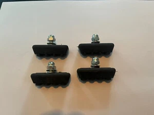 NEW BLACK OLDSCHOOL BMX BRAKE PADS (4 Included) FITS DIA COMPE MONGOOSE MX1000 - Picture 1 of 3