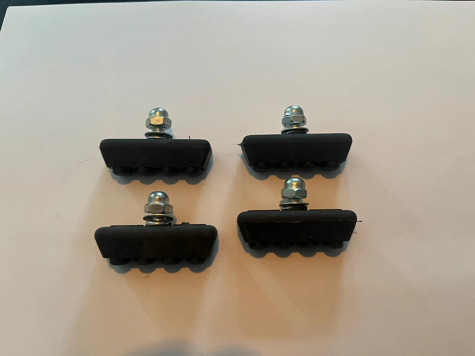 NEW BLACK OLDSCHOOL BMX BRAKE PADS (4 Included) FITS DIA COMPE MONGOOSE REDLINE - Image 1 of 3