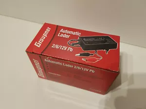 Graupner 6457 – Caricabatterie automatico 2V/6V/12V Pb (piombo) 1A 120-240V AC - Foto 1 di 8