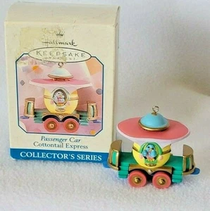 Vintage 98 Hallmark Easter Ornament, Passenger Car Cottontail Express, EXCELLENT - Picture 1 of 5