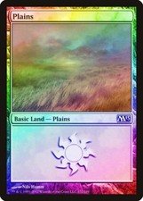 Plains (232) FOIL Magic 2013 / M13 HEAVILY PLD Basic Land MAGIC CARD ABUGames