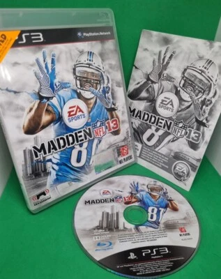 MINT DISC Madden NFL 13 PS3 Complete W Manual - Image 1 of 3