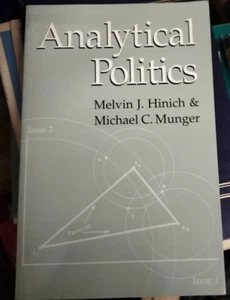 ANALYTISCHE POLITIK Hinich, Munger CAMBRIDGE UNIVERSITY PRESS - Bild 1 von 1