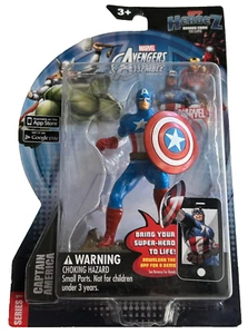 Hasbro Marvel App Heroez 3.75" Figure - CAPTAIN AMERICA Avengers Series 1 #74334 - Imagen 1 de 3