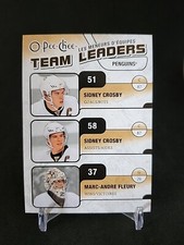 2010-11 O-Pee-Chee Team Leaders #TL24 Marc-Andre Fleury/Sidney Crosby