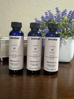 SET OF 3 AROMAR 2oz PREMIUM QUALITY HOTEL FRAGRANCE OIL INSPIRED BY W HOTEL - Image 1 of 2