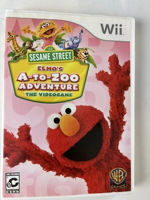 Sesame Street Elmo's A-To-Zoo Adventure Nintendo Wii Completo con Manual Foto 1 de 4