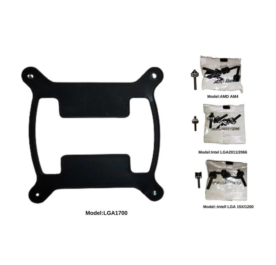 Kit de retención Corsair LGA1700 H55 H100 H150 Hydro RGB Foto 1 de 2