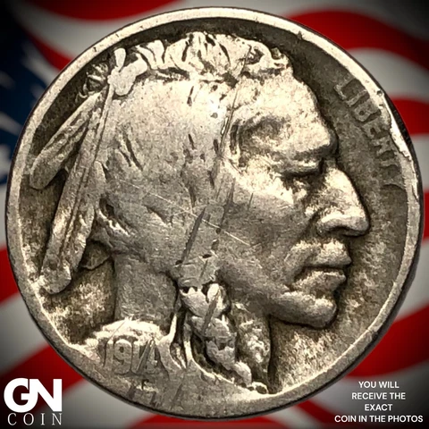 1914 D Buffalo Nickel Q7244 Cover