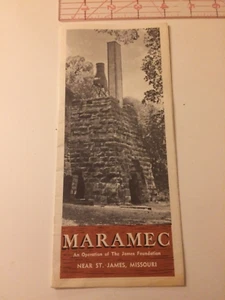 Maramec Iron Works Brochure ~ St. James Missouri ~ Vintage Route 66 Map 1950s - Picture 1 of 4