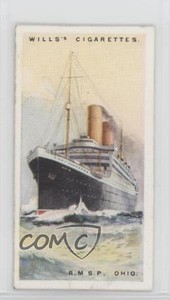 1924 ITC of Canada Merchant Ships of the World Tobacco RMSP Ohio #32 0pl9