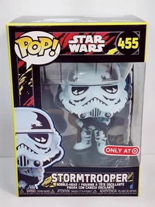 Funko Pop! Star Wars Retro Series Stormtrooper #455 Target Exclusive + Protector - Picture 1 of 14