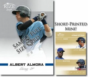 2012 Miguel SANO * Jorge SOLER * Byron BUXTON Rize Mini GOLD Blank Back 1/1 - Picture 1 of 2