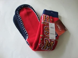 Disney HSM High School Musical Red & Navy Thick Slipper Socks with Grip Size 3Y - Picture 1 of 12