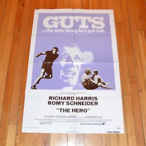 One Sheet Movie Poster The Hero 1972 Richard Harris Romy Schneider Kim Burfield - Picture 1 of 1