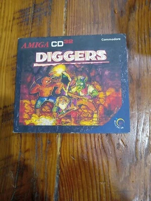 Rare Diggers Commodore Amiga Cd 32 Game Tested And Working Condition  - Image 1 of 4