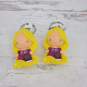 Juego de 2 llaveros figura enredada de princesas Disney Rapunzel serie 9 - Imagen 1 de 3
